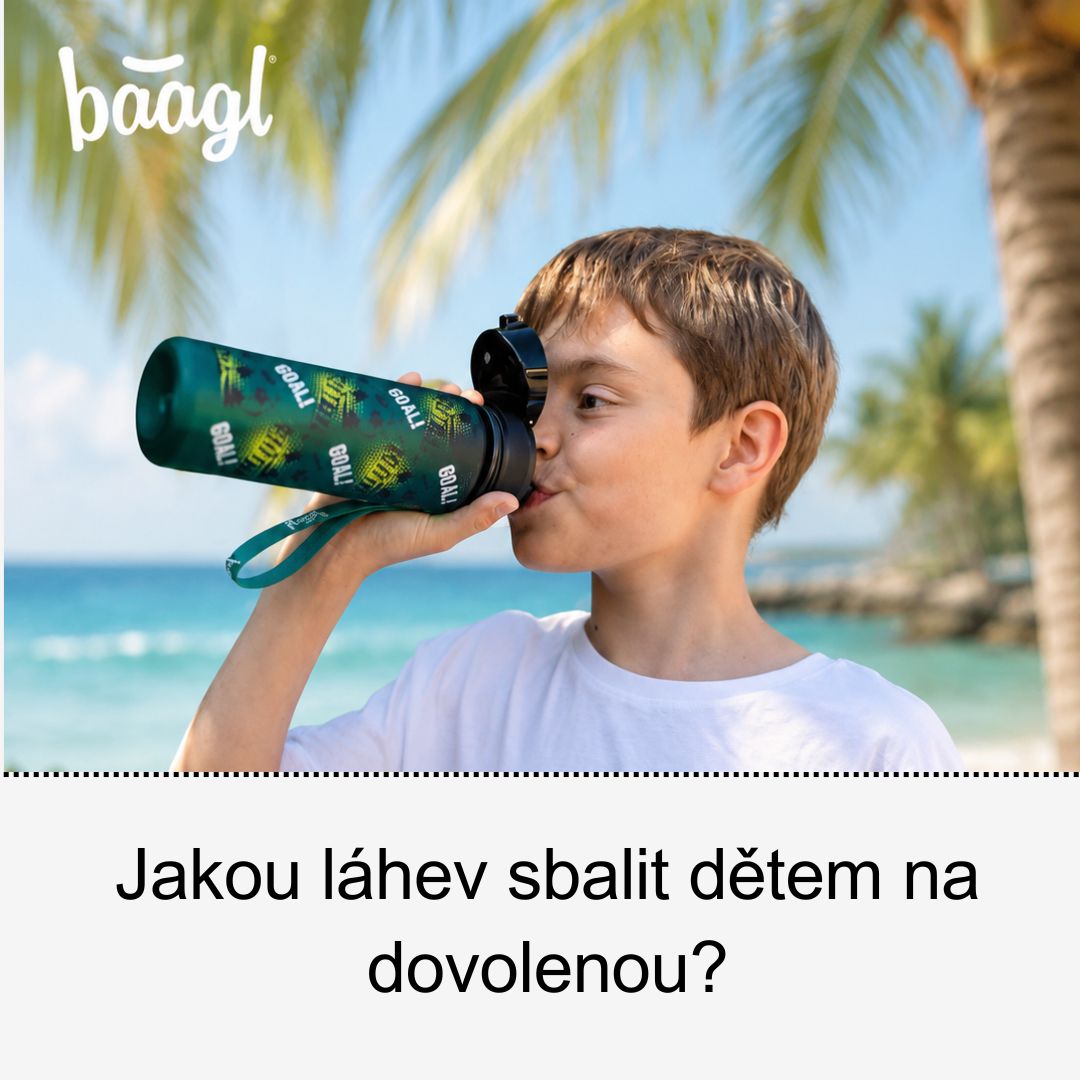Jakou láhev na pití vzít dětem na dovolenou?