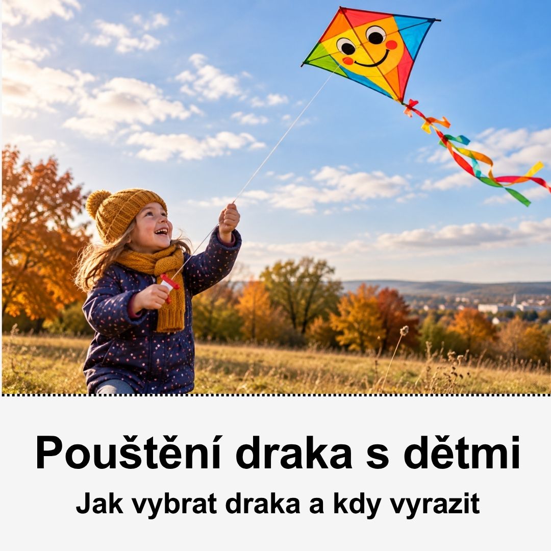 Pouštění draka s dětmi: jak vybrat draka a kdy vyrazit na drakiádu