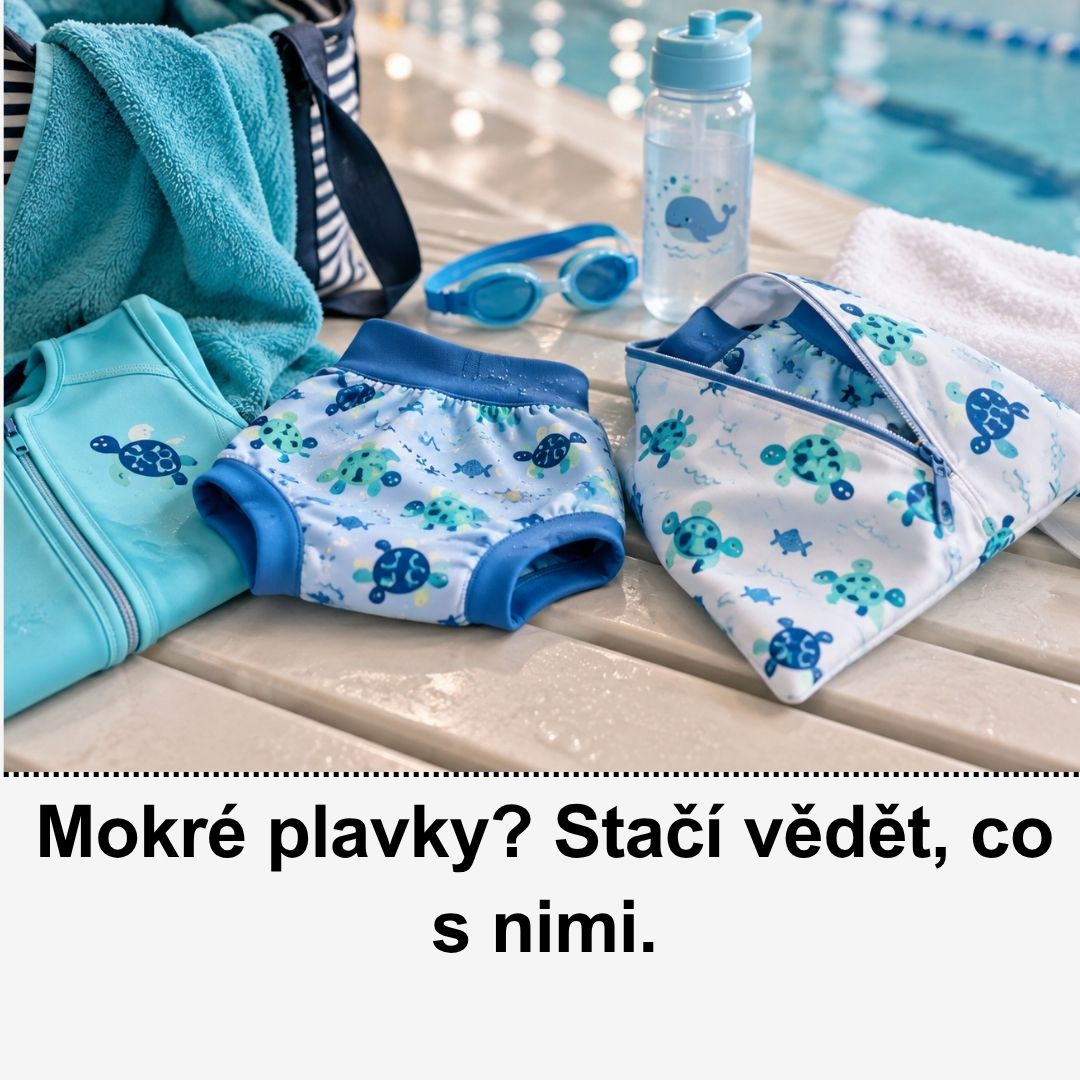 Co s mokrými plavkami po plavání? Jak je převážet a správně usušit