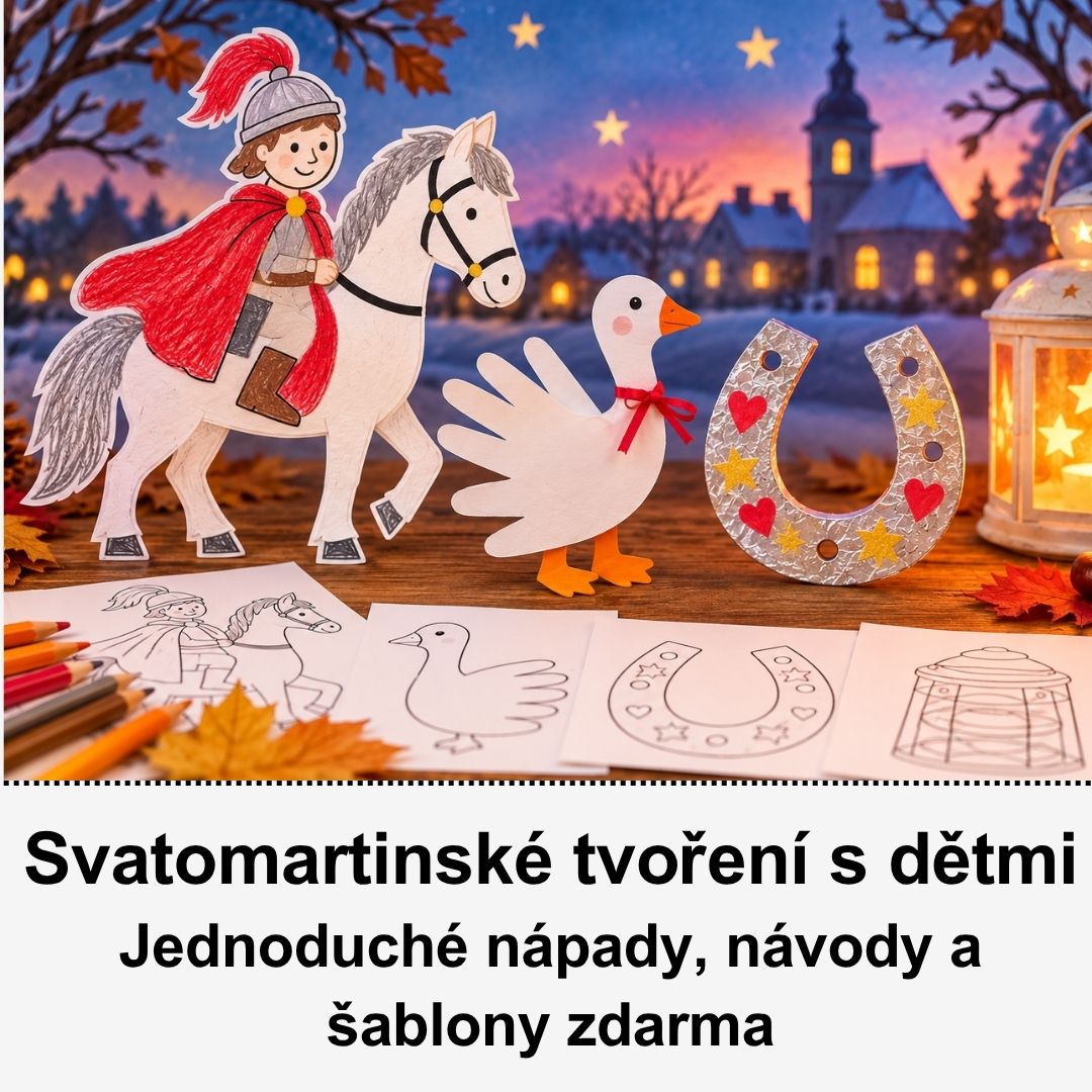 Svatomartinské tvoření s dětmi – jednoduché nápady a návody