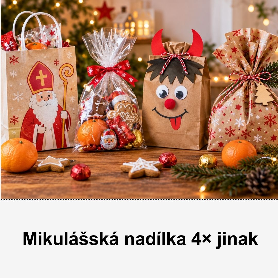 Jak zabalit mikulášskou nadílku? 4 jednoduché nápady