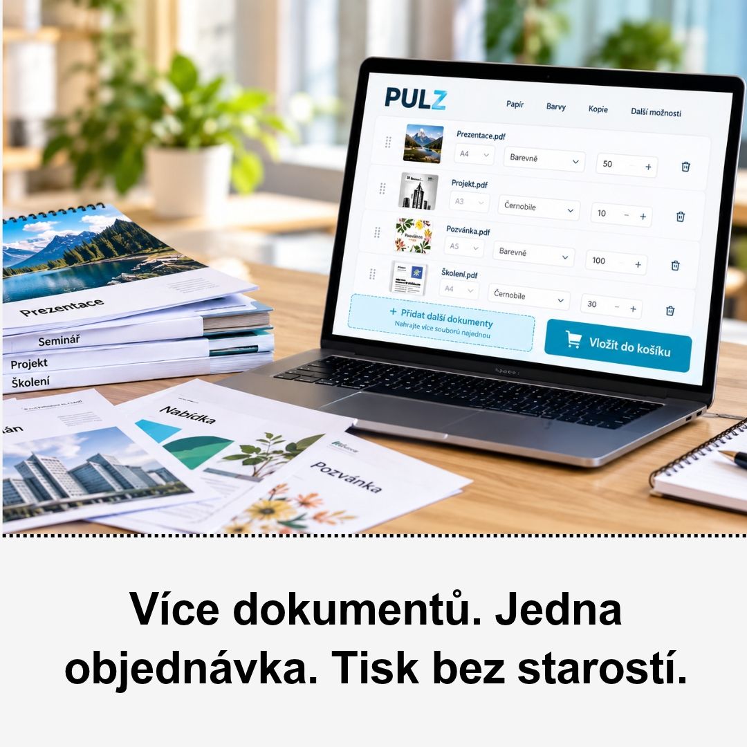 Tisk dokumentů online je nyní ještě jednodušší. Představujeme vylepšený konfigurátor PULZ