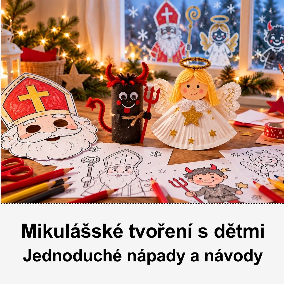 Mikulášské tvoření s dětmi – jednoduché nápady a návody