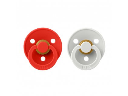 BIBS Colour cumliky z prirodneho kaucuku 2ks CandyApple+Haze