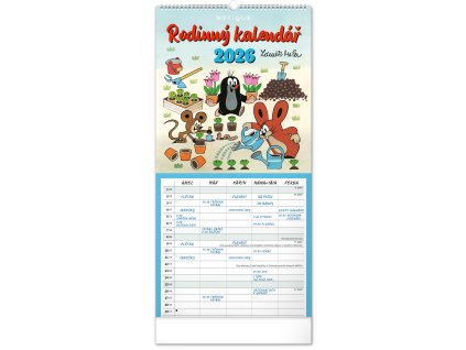 nastenny kalendar rodinny planovaci krtecek 2026 21 x 42 cm 484971 44