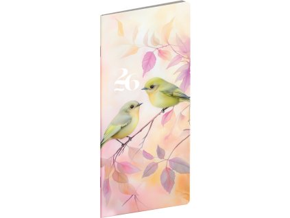 kapesni diar ptacci 2026 planovaci mesicni 8 x 18 cm 640503 44