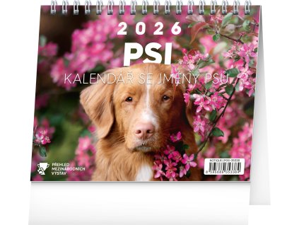stolni kalendar psi se jmeny psu 2026 16 5 x 13 cm 590308 44