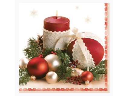 Papírové ubrousky vánoční, třívrstvé 33 x 33 cm, 20 ks Daisy SD GW_008601