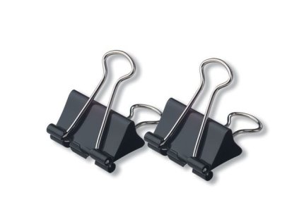 Klip Binder černý 41 mm, 12 ks