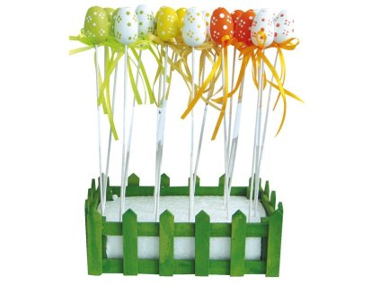 Vajíčko dřevěné zápich 3 cm + špejle