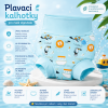 Kojenecké plavky Happy Nappy Zvířátka modrá M