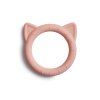 Mushie silikonové kousátko CAT - Blush