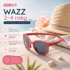 KiETLA sluneční brýle WaZZ 2-4 roky / raspberry