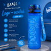 Tritanová láhev na pití Logo - modrá , 500 ml