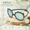 KiETLA dětské sluneční brýle LION 2-4 roky / green