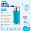 Pura® nerezová láhev s pítkem 325 ml / Aqua