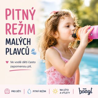 💧 Ve vodě děti často zapomenou pít. Ať už vyrážíte na kurz plavání, k bazénu nebo na výlet, láhev s pitím se vyplatí mít...