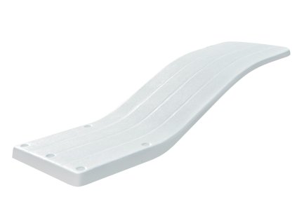 Odrazový mostík laminátový Bali, biela 1,6m