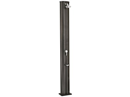 Solárna sprcha, s kropítkom na nohy, čierna 40L