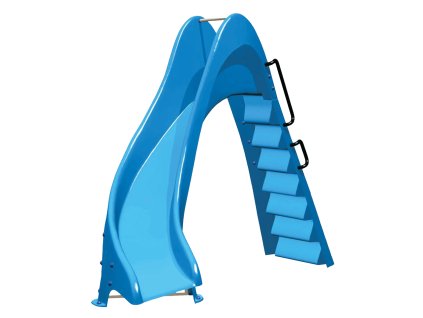 Šmykľavka so schodmi a chrličom vody, ľavá, 1,75m