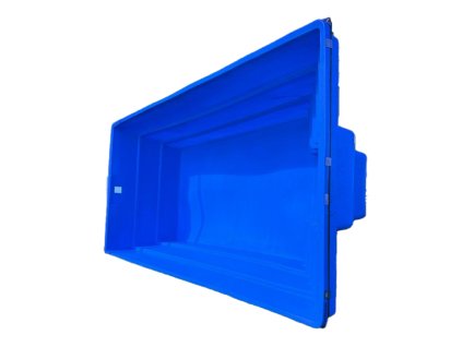 Square Pool HDPE, 6,0x3,0x1,5m, modrý