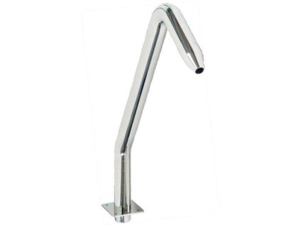 3999 chrlic saxofon priemer 25 mm nerez pripojenie 63 mm leskly povrch