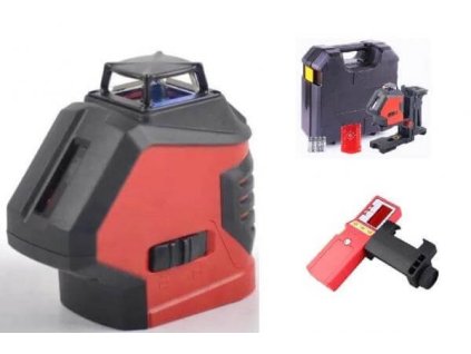 Křížový laser FKD EK-190G - zelený paprsek + přijímač