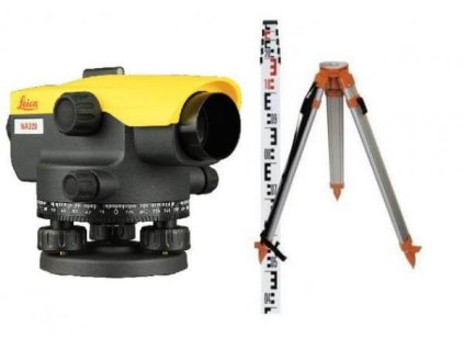 Nivelační přístroj sada Leica NA 324 (stativ, lať)