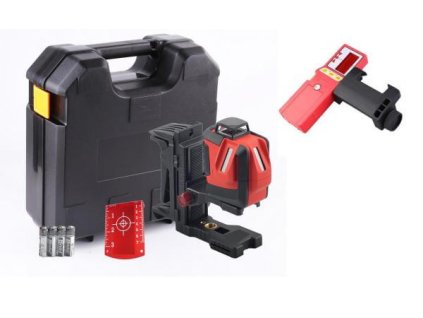 Křížový laser FKD EK-291G - zelený paprsek + přijímač