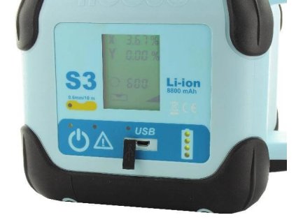 Rotační laser Hedü S3 sklonový + stativ, lať