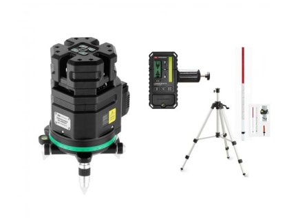 Křížový laser ADA 6D Servoliner Green + přijímač + lať + stativ