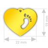 srdce 22x18+nôžka