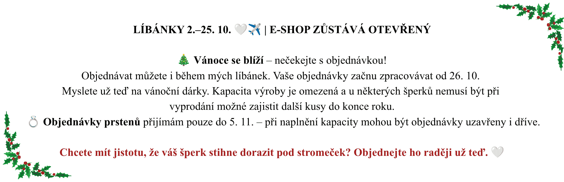 autorské stříbrné šperky