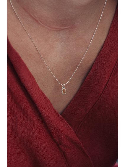 Náhrdelník Radiance stříbrný