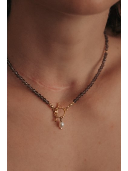 Náhrdelník Coraya s říční perlou