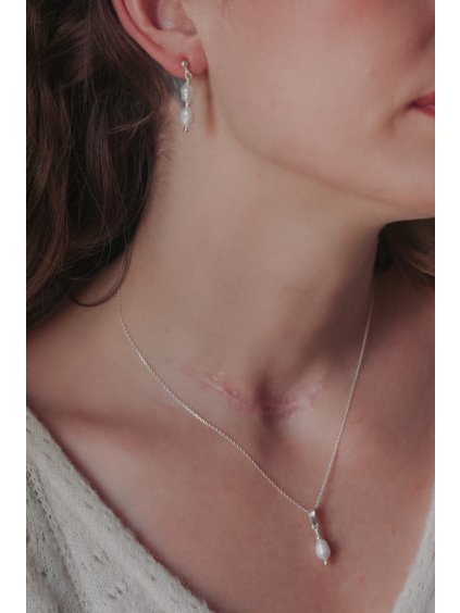 Náušnice Maréa  Perlové náušnice Maréa