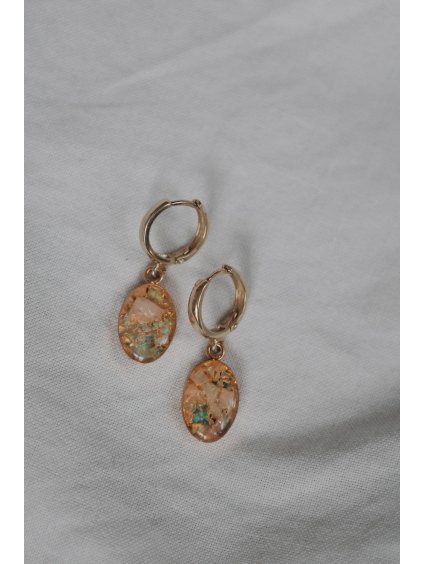 Náušnice - Claris s Opálem