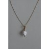 Náhrdelník Selune  pozlacený  Perlový náhrdelník Selune