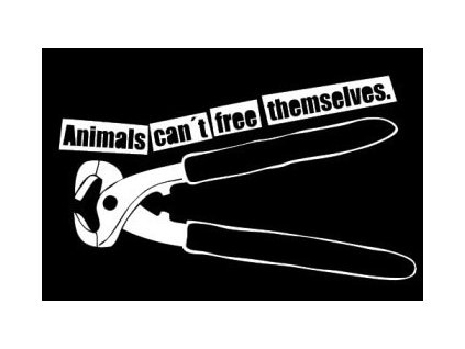 Animals can't free themselves