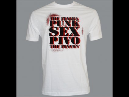 tricko the fialky punk sex pivo white