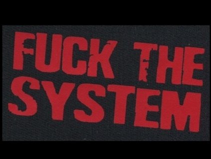 nasivka fuck the system red