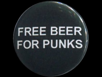 placka 25 free beer for punks