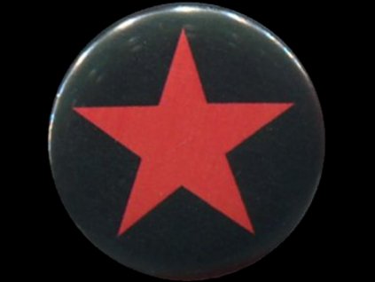 placka 25 star red