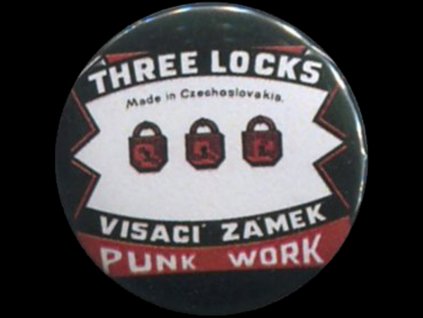 placka 25 visaci zamek three locks