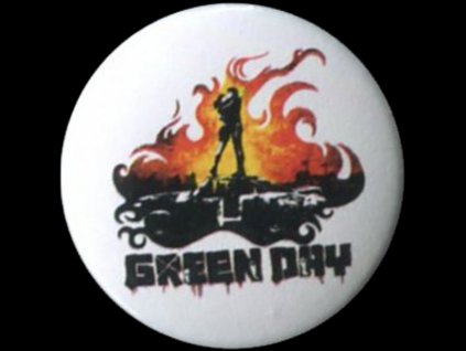 placka 25 green day flame