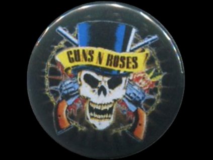 placka 25 guns n roses cylindr