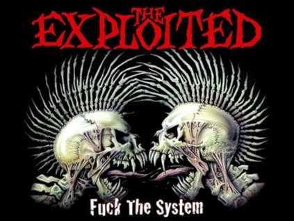 samolepka exploited fuck the system