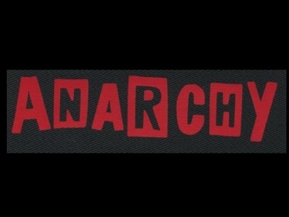 nasivka anarchy napis red