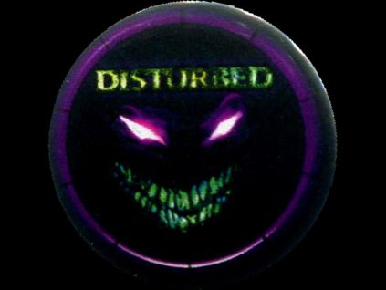 disturbed placka25mm