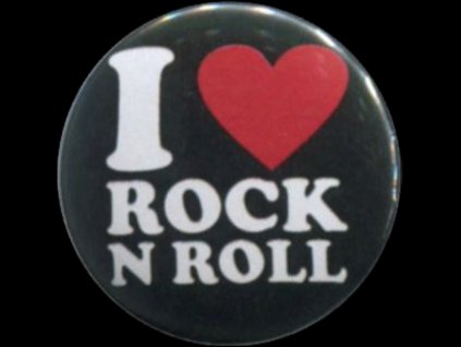 placka 25 i love rock n roll